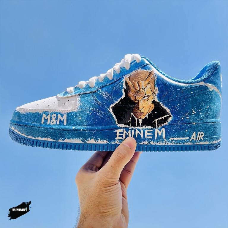 Eminem Merch Eminem Rap God Shoes Eminem High Top Sneakers