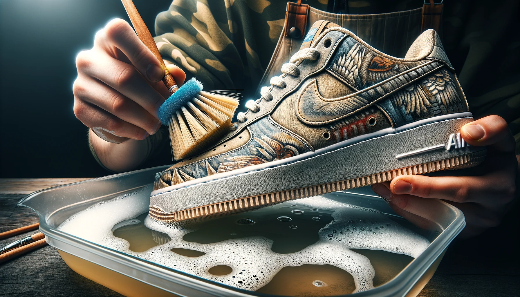 Cleaning Customized Sneakers