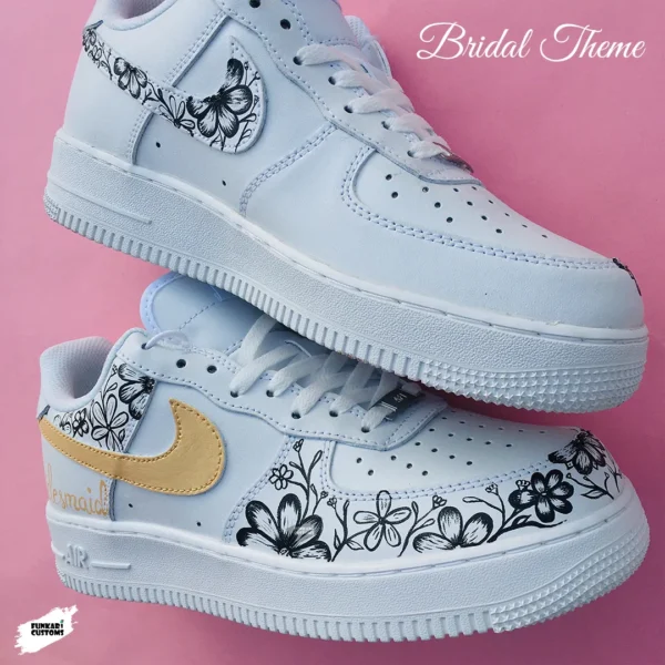 custom bridal sneakers